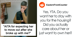 "Aita لتوقع أن تخرج من GF السابق بعد أن انفصلت عني؟"