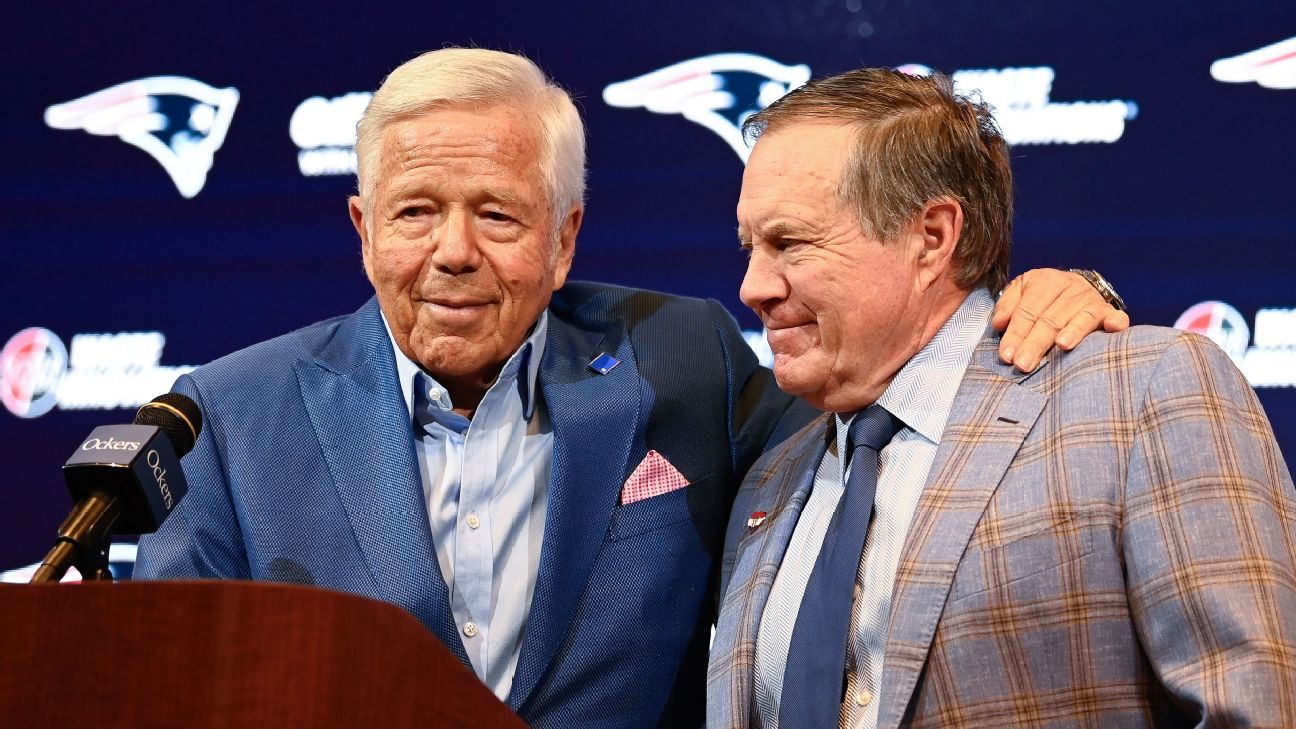 Belichick يدفع مرة أخرى على Kraft: Pats Job "خطر كبير"
