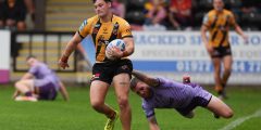 Castleford Snap Losse Run to Dent Warrington's Playshes's Playshes