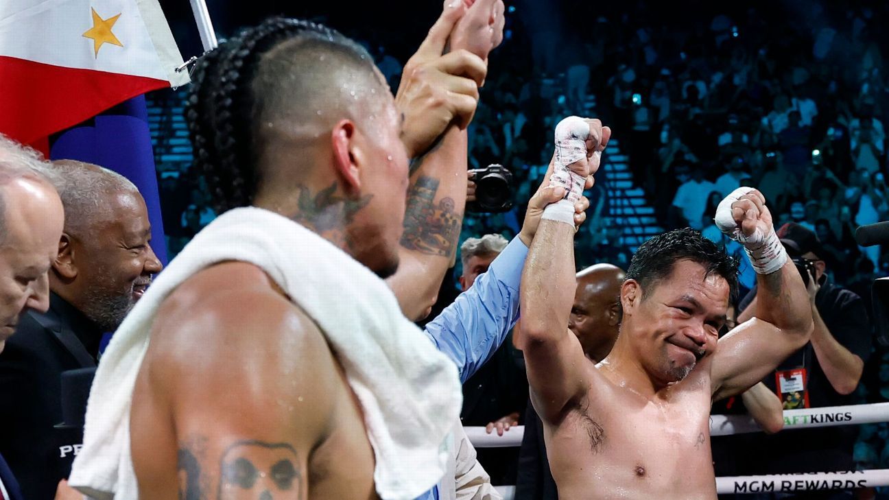 Pacquiao يريد القتال مرة أخرى. هل يمكن أن يكون روميرو أو مايويذر التالي؟