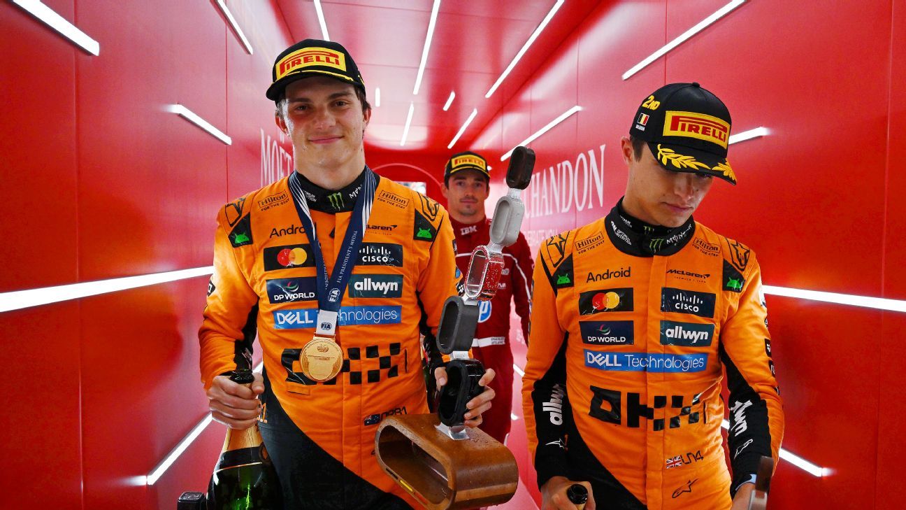 Piasstri يفوز بلجيكي GP لتمديد لقب F1