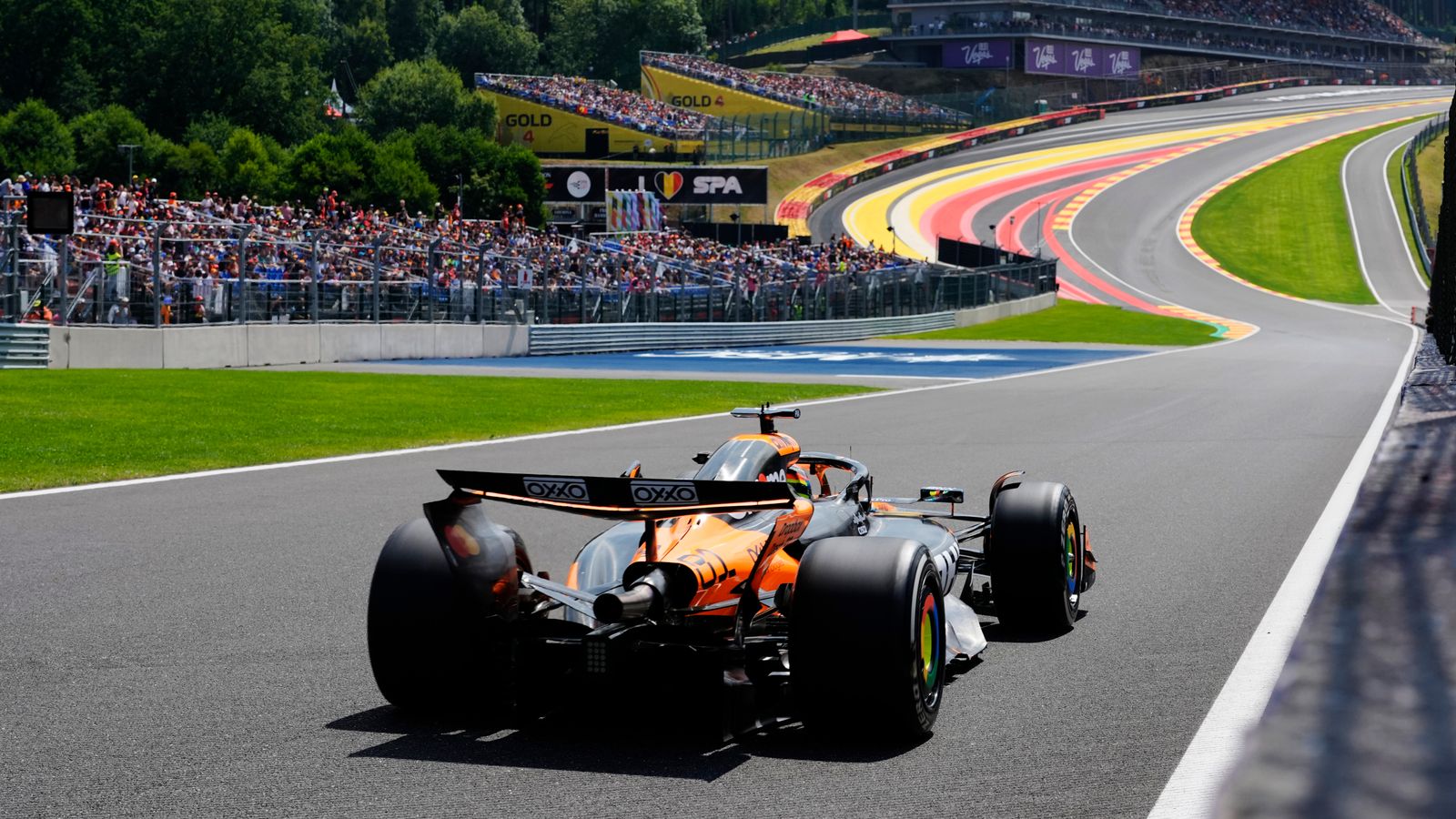 Piastri Tops Spa Practice حيث ترك Norris الوتيرة