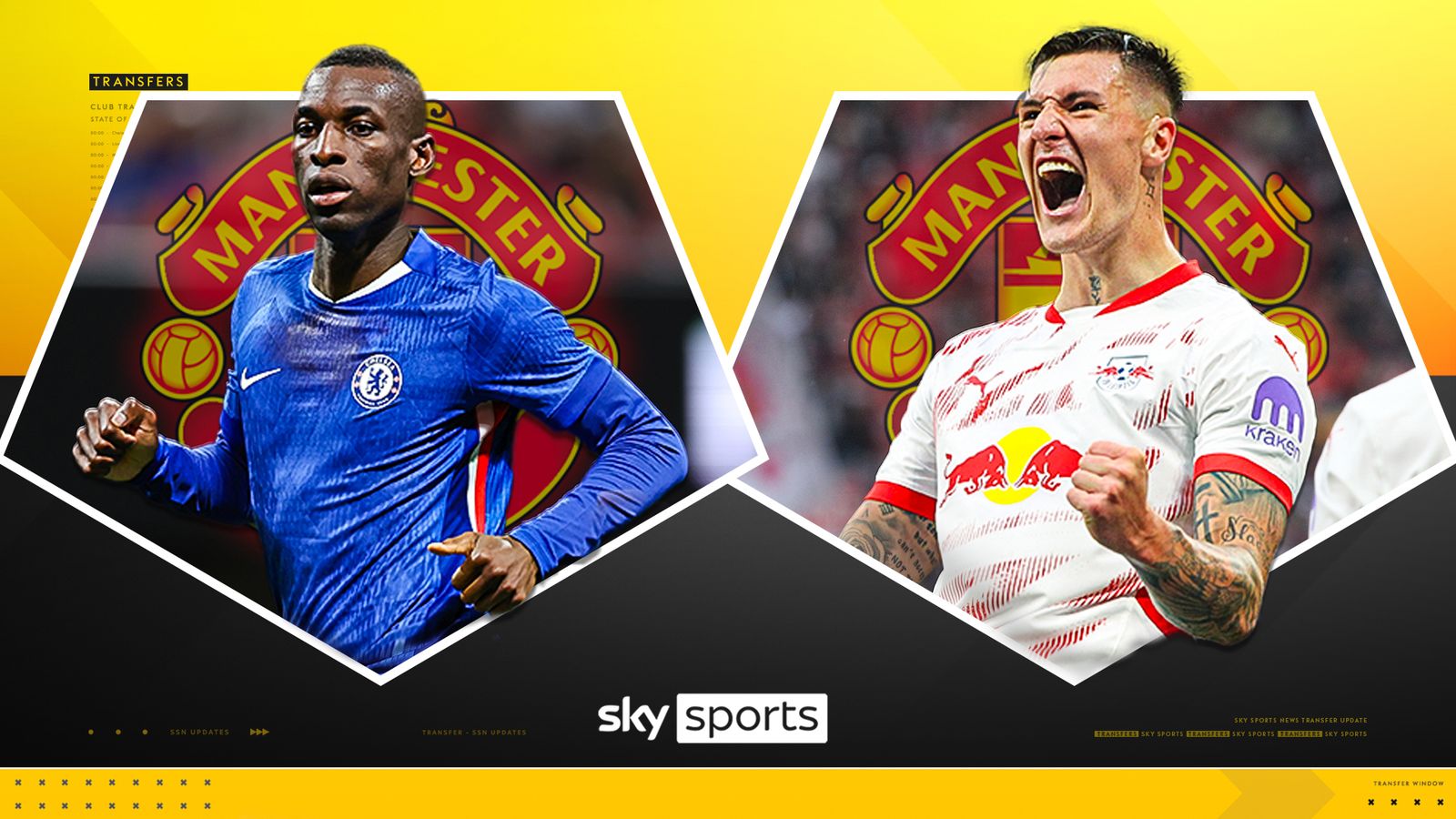 جاكسون وسيسكو في القائمة المختصرة - تم تقييم أهداف مان UTD 9