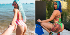 "هل فقدت رهانًا؟": عاد وشم "Tramp Stamp" حيث يعيد Cardi B وغيرهم من المشاهير إلى الوراء
