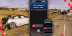 iPhone ينقذ حيـاة فتاة بعد حادث سير خطير بفضل ميزة Crash Detection