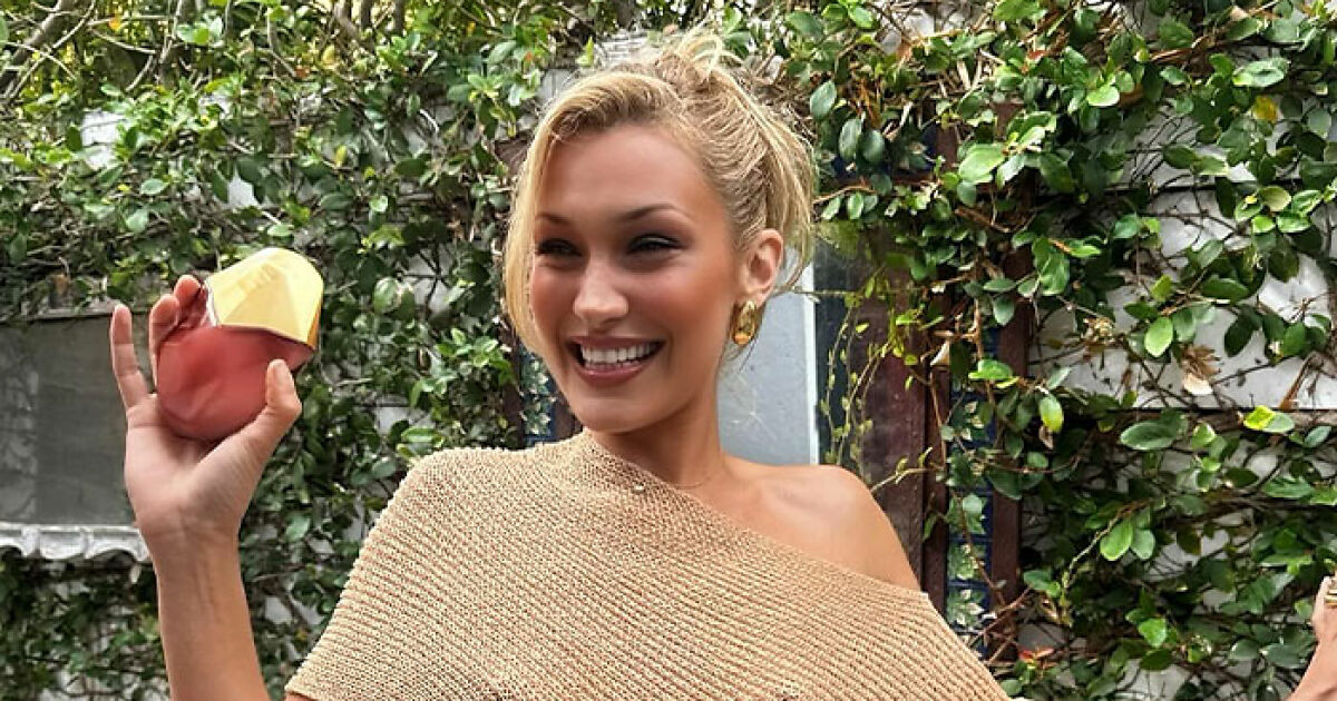 تبحث Bella Hadid's Garing Braless عن إطلاق عطر جديد تم تعزيزه من قبل النقاد