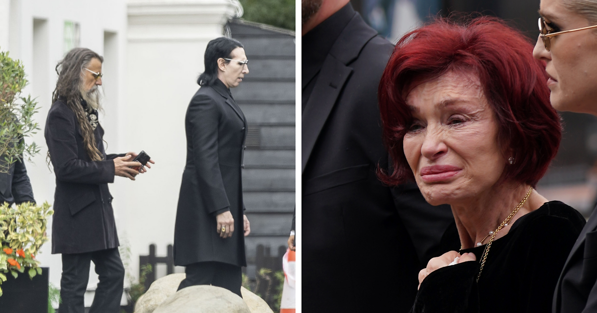 تتجمع أساطير الصخور بينما تم دفن Ozzy Osbourne في Family Estate في وداع Lakeside الحميمة