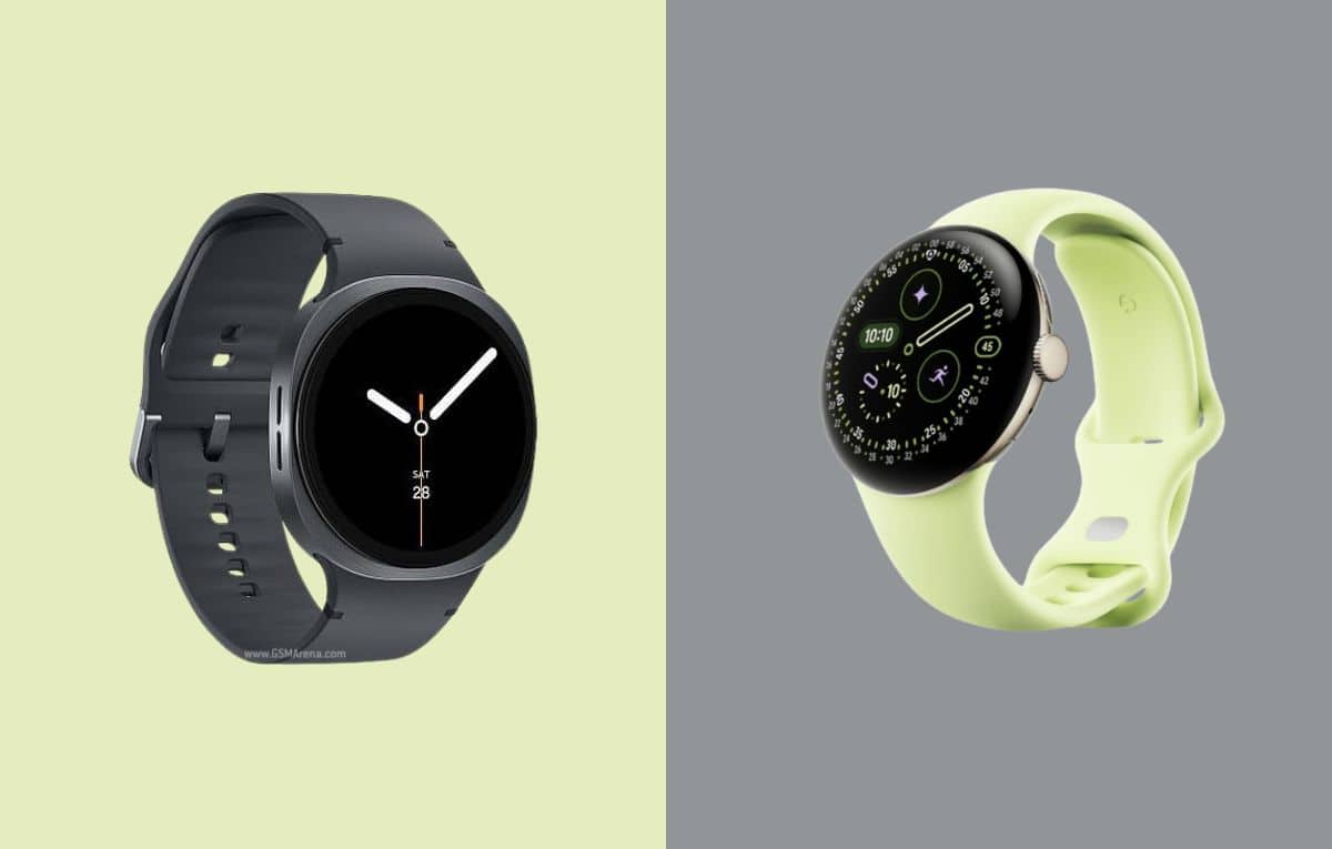 مقارنة بين ساعتي Pixel Watch 4 و Galaxy Watch 8