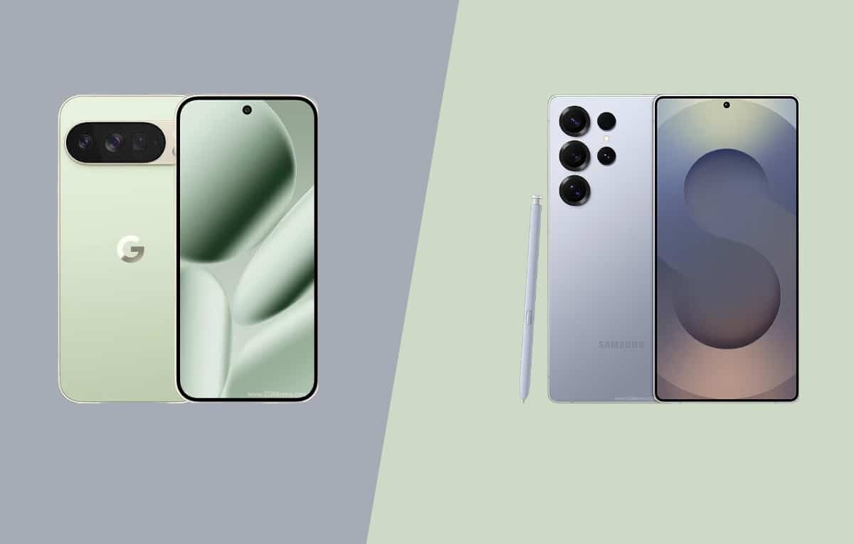 مقارنة بين هاتفي Pixel 10 Pro XL و Galaxy S25 Ultra
