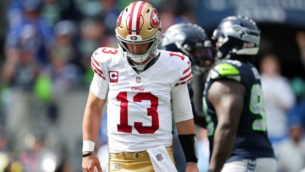 49ers 'kittle خارج الأسابيع ؛ يمكن أن يفوت بوردي الأسبوع 2