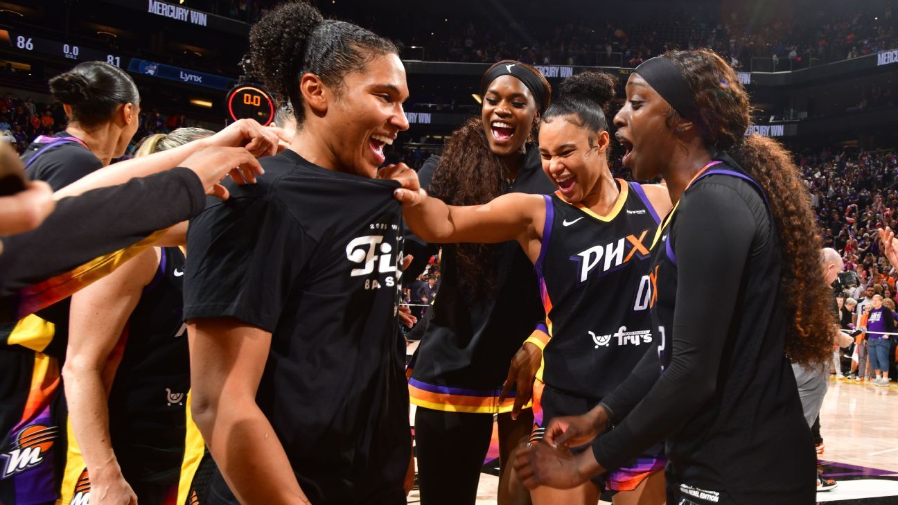 Mercury Top Lynx القصير ، اصنع نهائيات WNBA