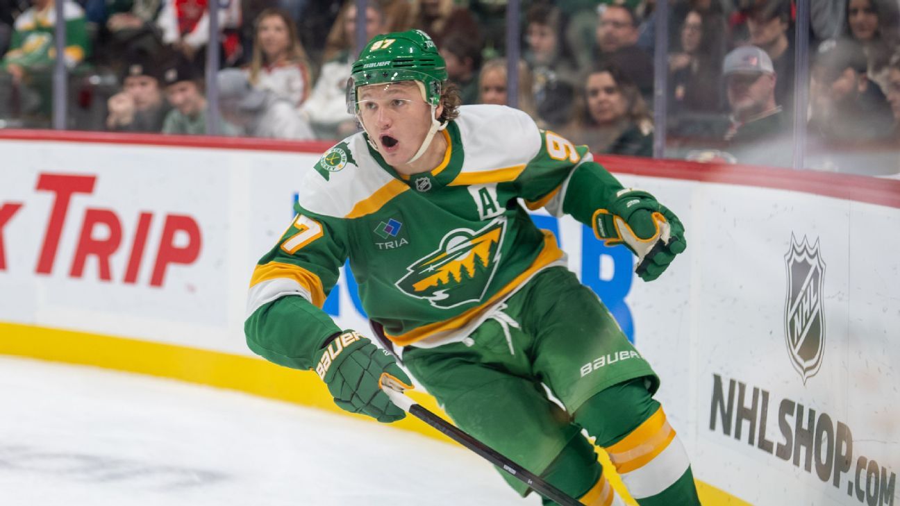 Wild Ink Kaprizov لأكبر اتصال في تاريخ NHL