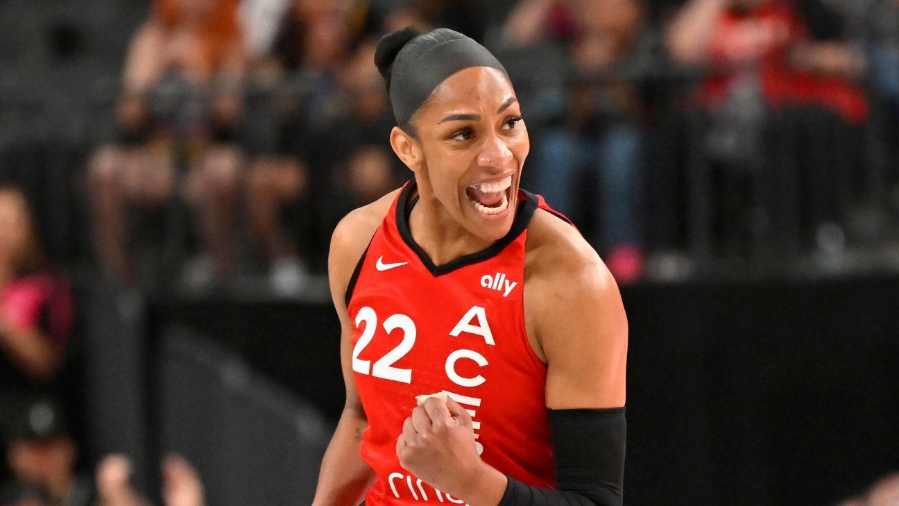 ترتيب نجم ACES A'Ja Wilson Four WNBA MVP Seasons