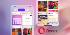 كيف غير Opera One على iOS طريقة التحكم في علامات التبويب؟
