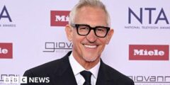 ينهي Lineker سلسلة النمل وفوزها 23 عامًا في جوائز التلفزيون