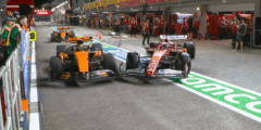Piasstri تتصدر الممارسة الثانية الفوضوية حيث تضرب Leclerc Norris في Pit Lane