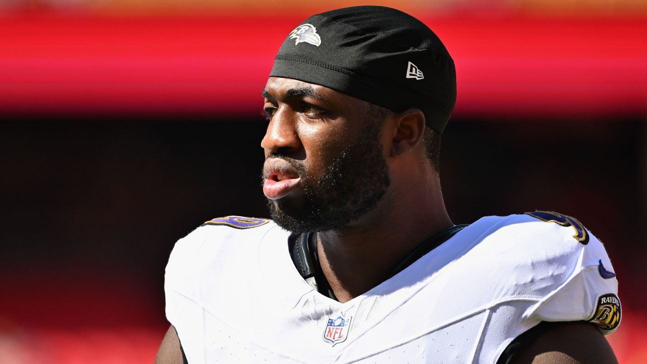 Ravens يهز D ، التجارة مدين ببراغي جيلمان