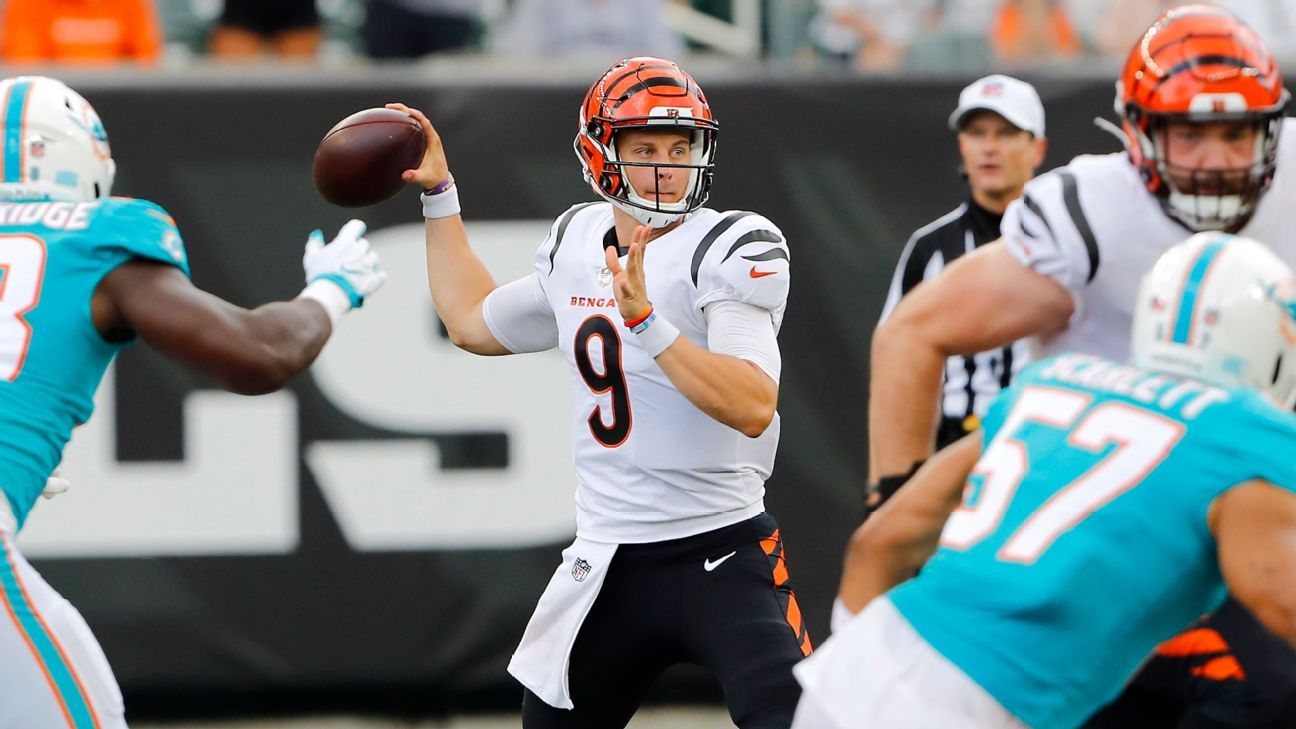 المصادر: حاولت Fins تجارة Burrow قبل مسودة 20