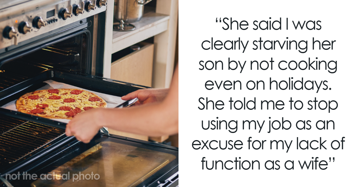 امرأة تقوم بإعادة تسخين بقايا البيتزا من أجل MIL عندما تظهر بشكل غير معلن في عيد الميلاد، يتم تفجيرها