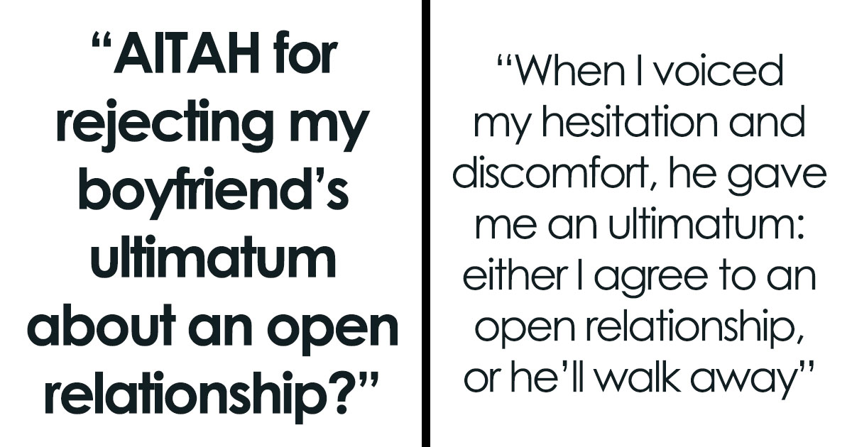 "لا نريد أن نفقد علاقتنا": الرجل يخسرها على GF عندما ترفض العلاقة المفتوحة