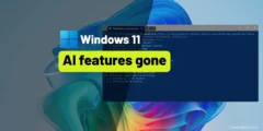 نص برمجي جديد لإلغاء ميزات الذكاء الاصطناعي في ويندوز 11!