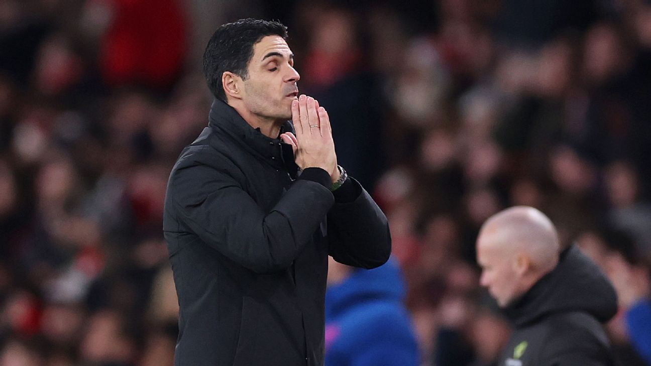 يجب على أرسنال أن يتعامل مع ضغط اللقب بشكل أفضل إذا أراد رفع كأس الدوري الإنجليزي الممتاز في مايو