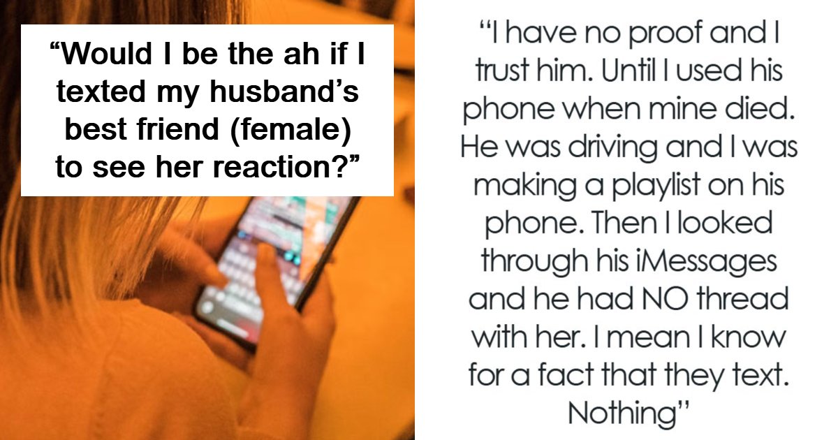 تشك امرأة وترسل رسالة نصية إلى أفضل صديق لزوجها تتظاهر بأنه هو، فتقع في فخها