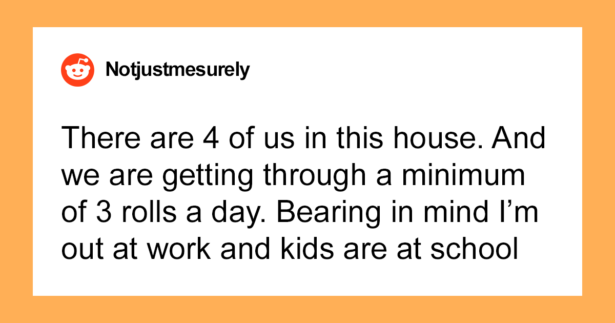 تفقدها الأم بعد أن تقوم عائلة مكونة من 4 أفراد باستمرار باستخدام 3 لفات من ورق التواليت يوميًا