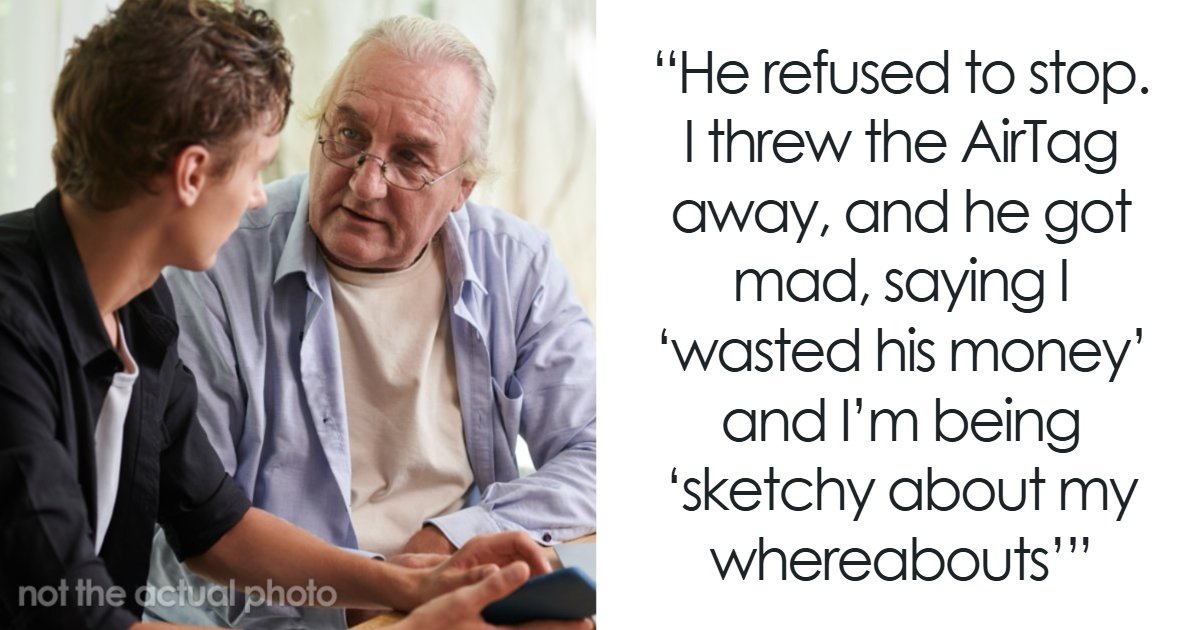 رجل منزعج من ابنه البالغ من العمر 27 عامًا لأنه لن يسمح له بتتبع سيارته باستخدام علامة AirTag "من أجل السلامة"