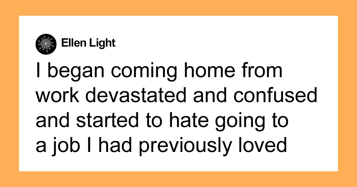 "لقد أنقذتني. شكرًا لك": حاول زميلي في العمل تدميري - وخسر