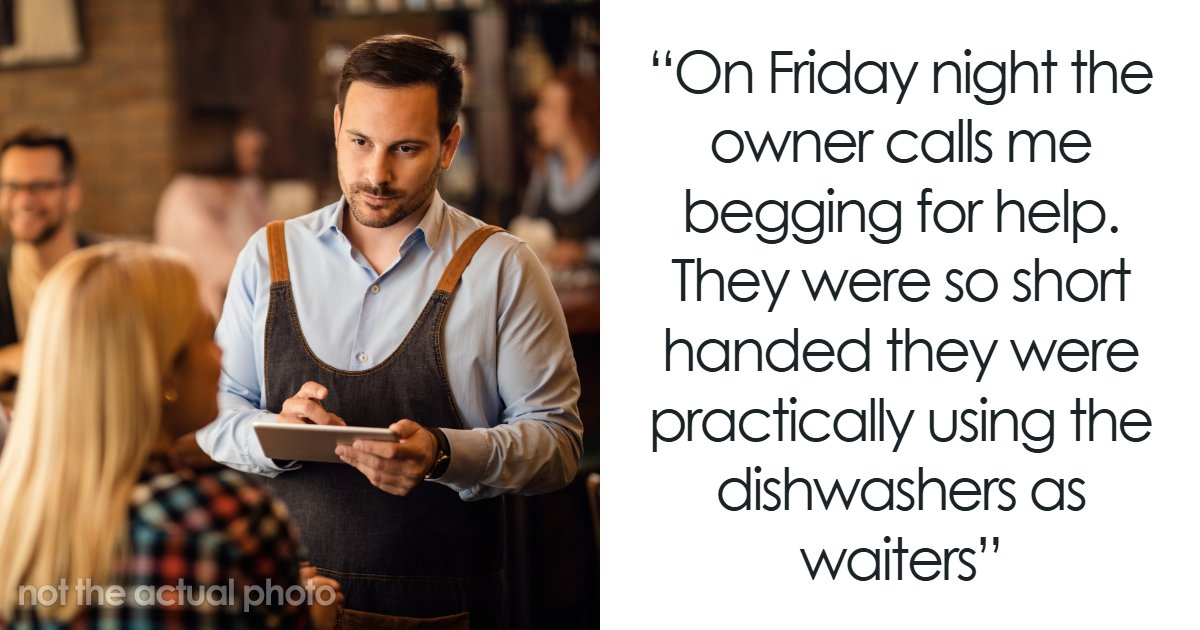 مدير يوقف النادل عن العمل ليعلمه درسًا، ثم يتوسل إليه أن يعود: "لم أتعلم الدرس بعد"