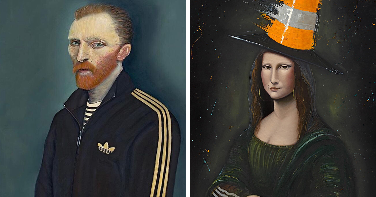 هذا الفنان الاسكتلندي يعطي لوحاته الشهيرة لمسة عصرية لثقافة الشارع (40 صورة)