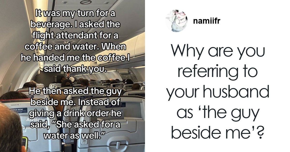 "هل أنا مخطوب؟": امرأة تشارك لقاء سفر مع شخص غريب لطيف على متن الطائرة، وانتشر على نطاق واسع