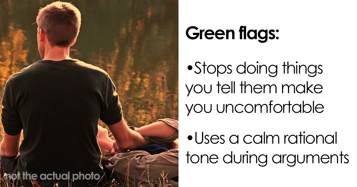 يشارك الأشخاص أعلام العلاقات الخضراء بدلاً من الأعلام الحمراء، وهنا 23 منها